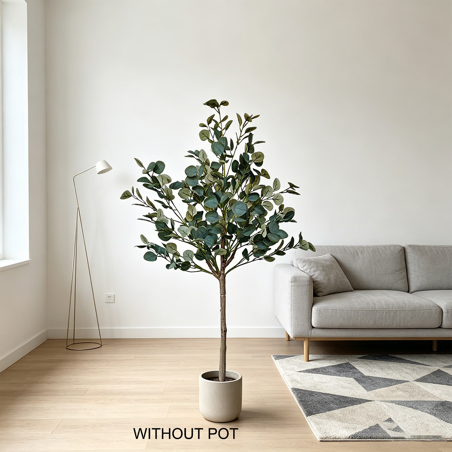 ต้นยูคาลิปตัสเทียมสูง 140 ซม.  - Ficus Lyrata Tree บทวิจารณ์และราคา